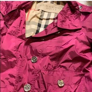 Burberry Britt cropped rain coat